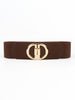 D Buckle Elastic Belt-Teresa's Fashionista LLC
