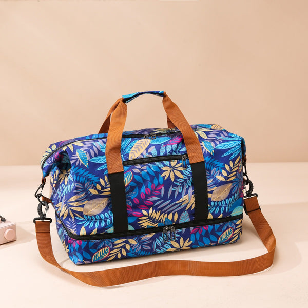 Canvas Printed Travel Bag-Teresa's Fashionista LLC
