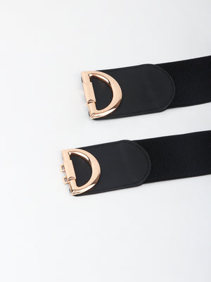 D Buckle Elastic Belt-Teresa's Fashionista LLC
