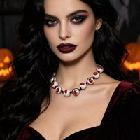 Halloween Beaded Choker Necklace