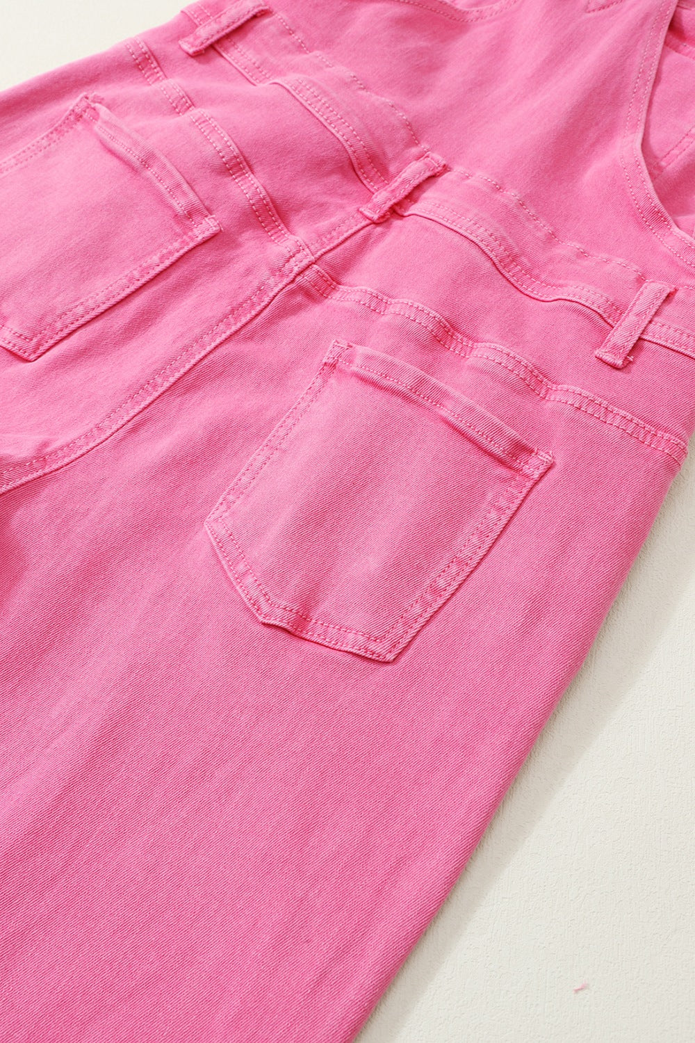 Distressed Pocketed Wide Strap Denim Overalls - Teresa's Fashionista LLC