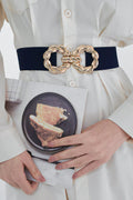 Zinc Alloy Buckle Elastic Belt-Teresa's Fashionista LLC