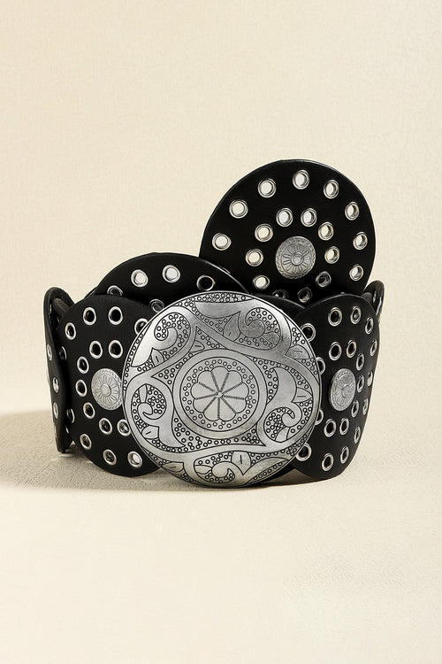 Vintage PU Leather Wide Belt-Teresa's Fashionista LLC