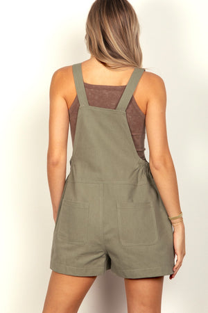 VERY J Adjustable Suspender Overalls with Pockets - Teresa's Fashionista LLC