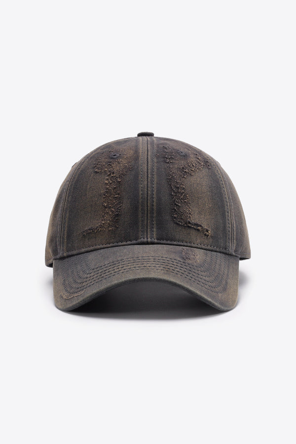 Distressed Adjustable Baseball Cap-Teresa's Fashionista LLC