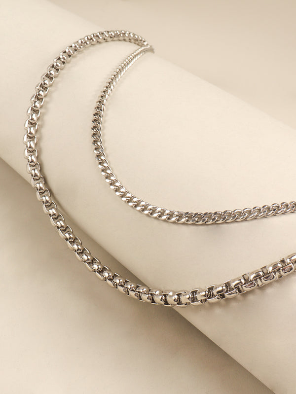 Double-Layered Metal Chain Belt-Teresa's Fashionista LLC
