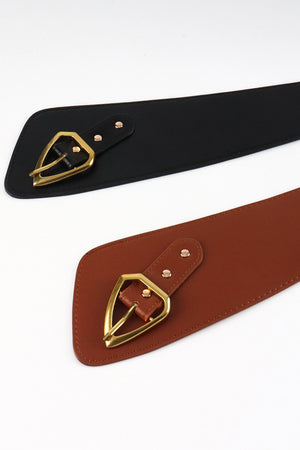 Irregular PU Leather Belt-Teresa's Fashionista LLC