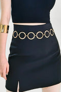 Circle Ring Chain Belt-Teresa's Fashionista LLC