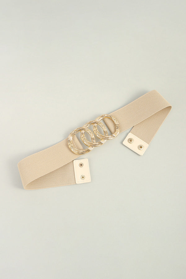 Zinc Alloy Buckle Elastic Wide Belt-Teresa's Fashionista LLC