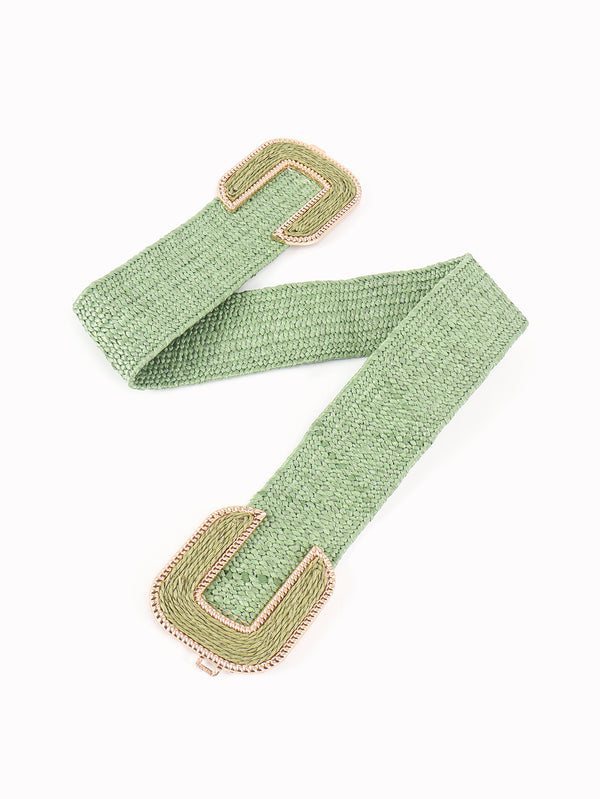 Wide Braid Belt-Teresa's Fashionista LLC