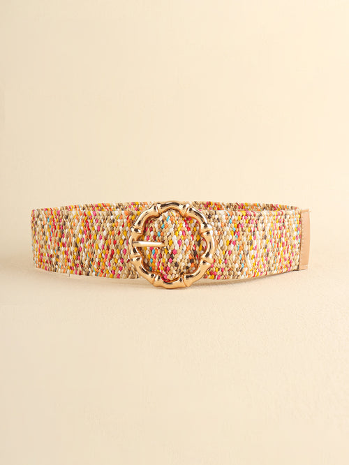 Multicolored Wide Belt-Teresa's Fashionista LLC