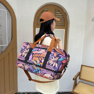 Canvas Printed Travel Bag-Teresa's Fashionista LLC