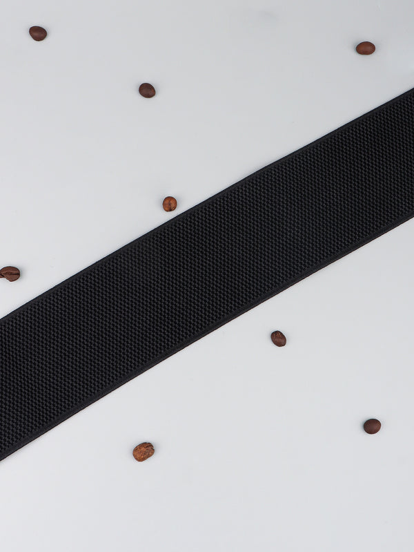 PU Elastic Wide Belt with Alloy Buckle-Teresa's Fashionista LLC