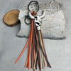 Bull Shape Fringe Key Chain-Teresa's Fashionista LLC