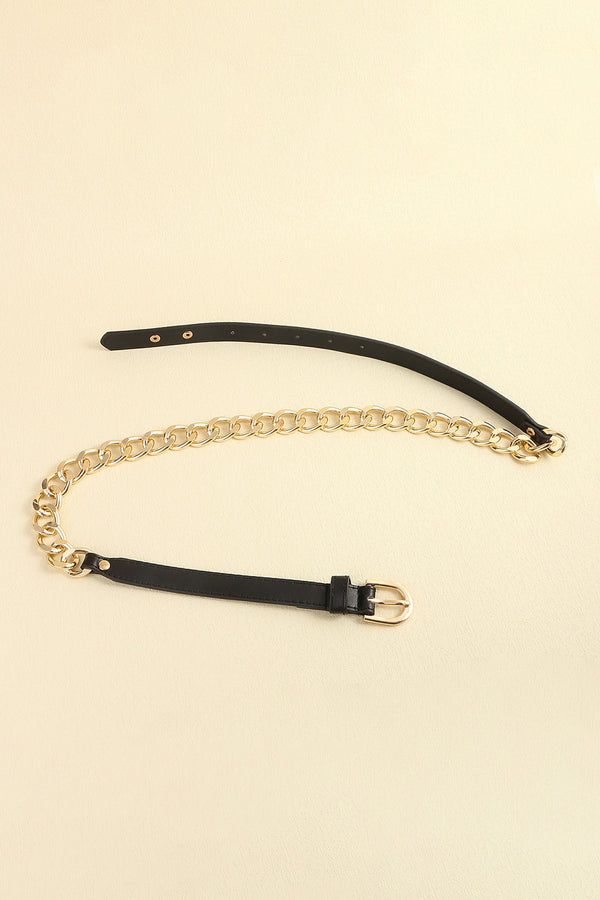 PU Leather Chain Belt-Teresa's Fashionista LLC