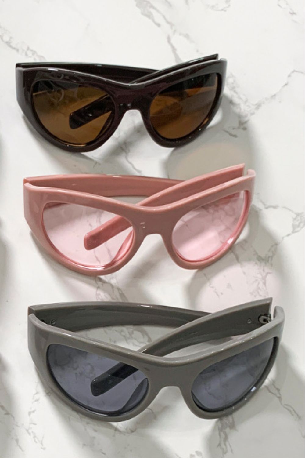 Polycarbonate Frame Cat-Eye Sunglasses - Teresa's Fashionista LLC