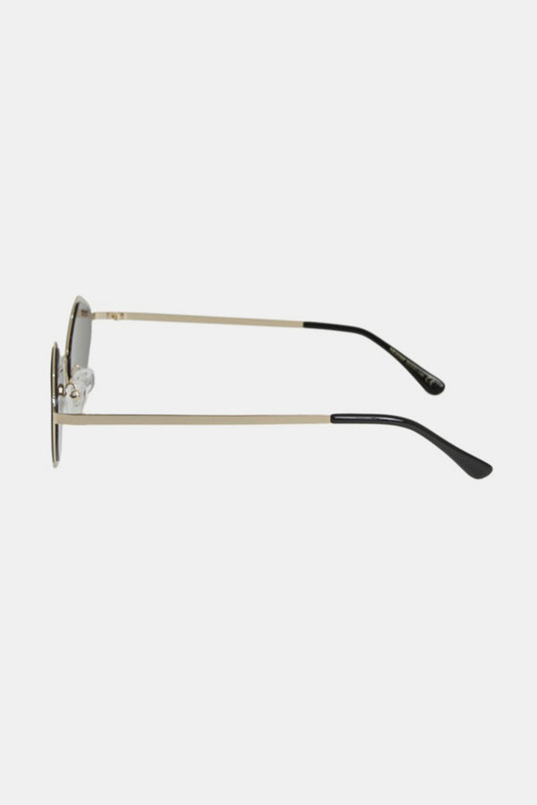 Nicole Lee USA Metal Frame Geometric Sunglasses-Teresa's Fashionista LLC