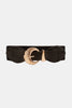 Shell Alloy Buckle Elastic Belt-Teresa's Fashionista LLC