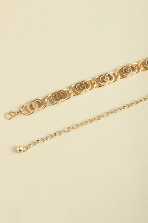 Alloy Lobster Clasp Belt-Teresa's Fashionista LLC
