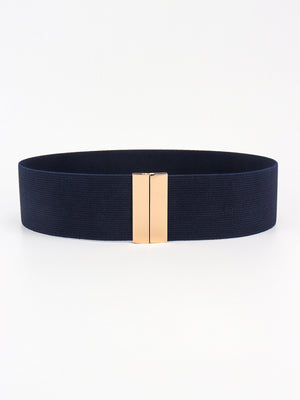 Alloy Buckle Elastic Belt-Teresa's Fashionista LLC
