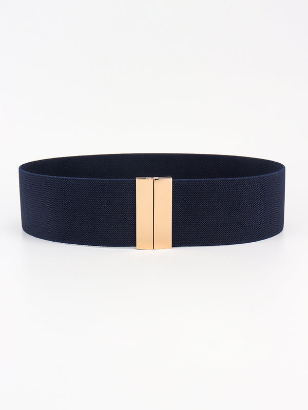 Alloy Buckle Elastic Belt-Teresa's Fashionista LLC