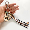 Turquoise Fringe Detail Key Chain-Teresa's Fashionista LLC