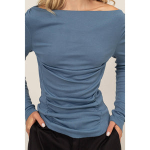 Off-The-Shoulder Ruched Top