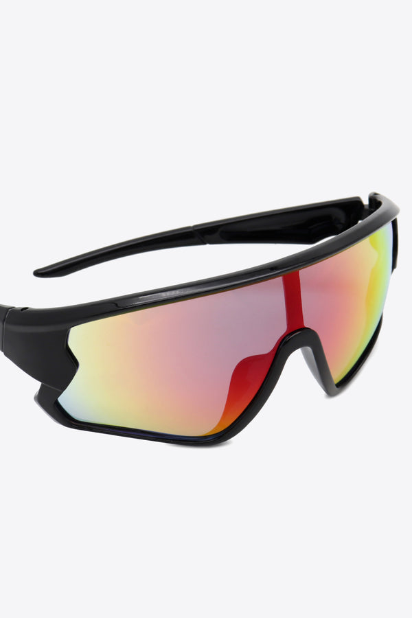 Polycarbonate Shield Sunglasses-Teresa's Fashionista LLC
