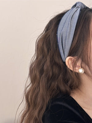 Knotted Polyester Wide Headband - Teresa's Fashionista LLC