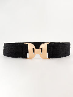 Alloy Buckle Elastic Belt-Teresa's Fashionista LLC