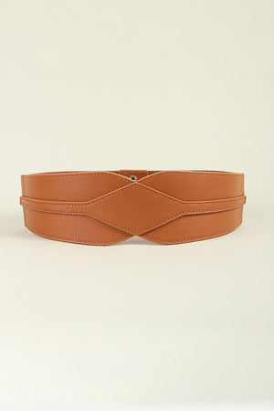 Elastic Wide PU Belt-Teresa's Fashionista LLC