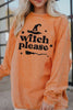 WITCH PLEASE Graphic Dropped Shoulder Sweatshirt - Teresa's Fashionista LLC