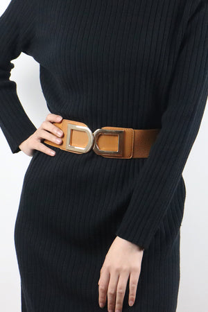 Double D Buckle PU Belt-Teresa's Fashionista LLC
