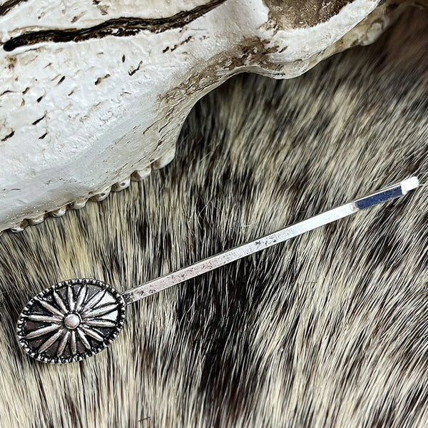 Turquoise Alloy Hairpin - Teresa's Fashionista LLC