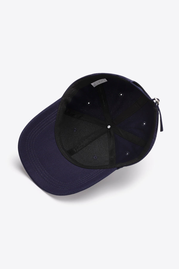 Plain Adjustable Cotton Baseball Cap-Teresa's Fashionista LLC