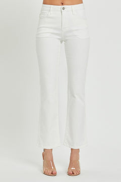 RISEN Full Size Mid Rise Bootcut Jeans with Pockets - Teresa's Fashionista LLC