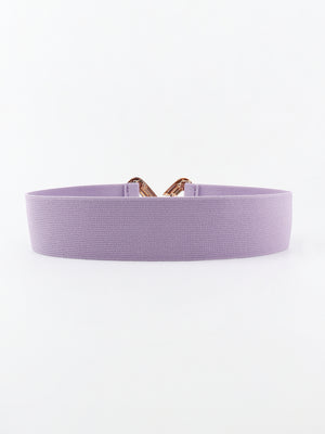 Geometric Buckle Elastic Wide Belt-Teresa's Fashionista LLC