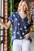 Heimish Full Size Star Print V-Neck Short Sleeve T-Shirt-Teresa's Fashionista LLC