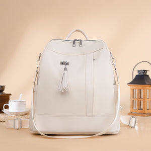 Tassel Oxford Cloth Backpack Bag-Teresa's Fashionista LLC