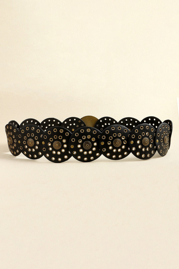 Vintage PU Leather Wide Belt-Teresa's Fashionista LLC