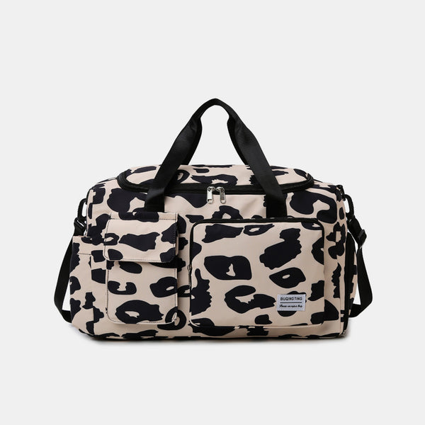 Oxford Cloth Animal Print Travel Bag-Teresa's Fashionista LLC