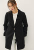 Be Cool Single Button Long Sleeve Coat with Pockets - Teresa's Fashionista LLC
