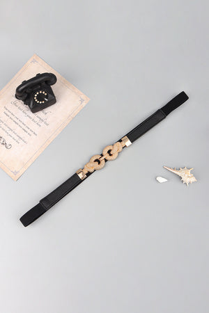 Zinc Alloy Buckle PU Leather Belt-Teresa's Fashionista LLC
