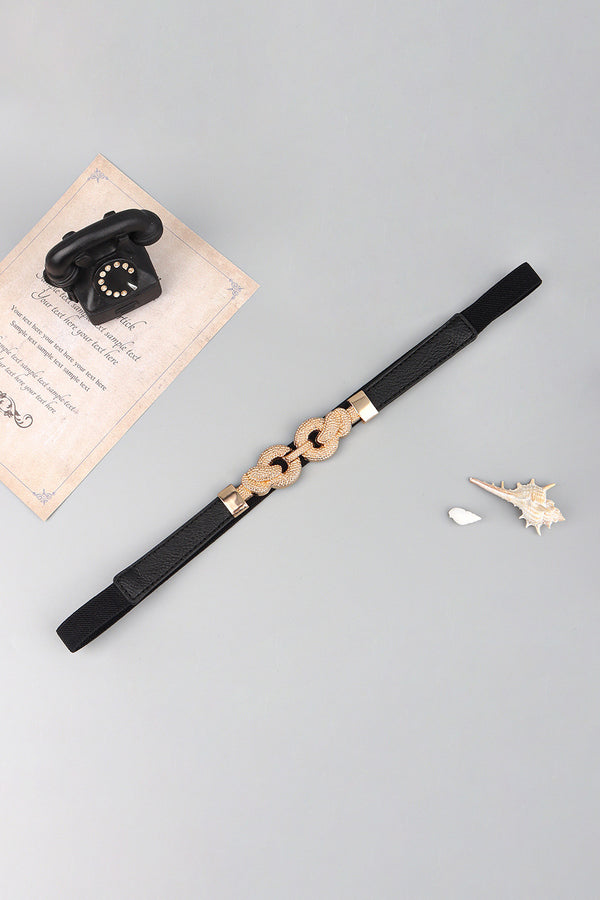 Zinc Alloy Buckle PU Leather Belt-Teresa's Fashionista LLC