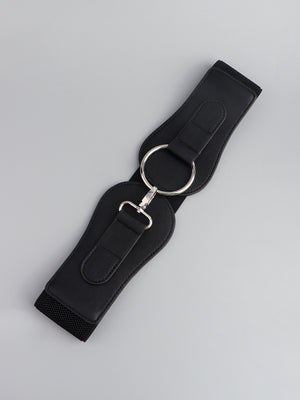 PU Elastic Wide Belt-Teresa's Fashionista LLC