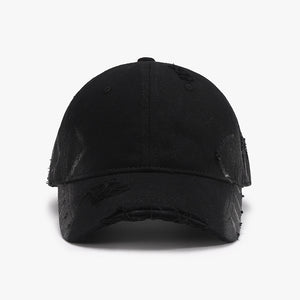 Distressed Adjustable Cotton Hat-Teresa's Fashionista LLC