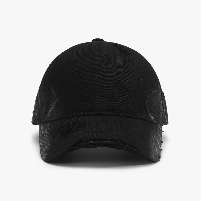 Distressed Adjustable Cotton Hat-Teresa&#39;s Fashionista LLC