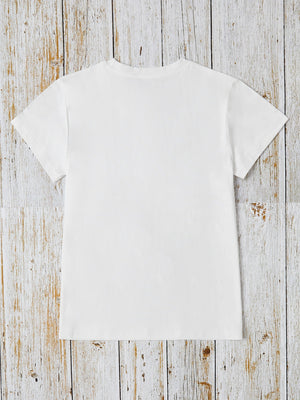 MAMA Round Neck Short Sleeve T-Shirt-Teresa's Fashionista LLC