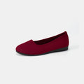 Round Toe Knit Ballet Flats-Teresa's Fashionista LLC