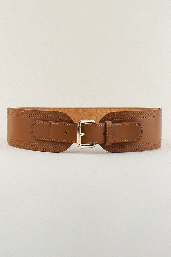 Elastic Wide PU Belt-Teresa's Fashionista LLC